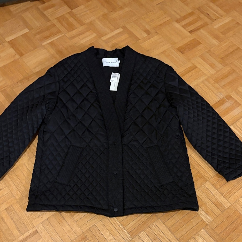 Rebecca Minkoff Black Quilted Women's Jacket